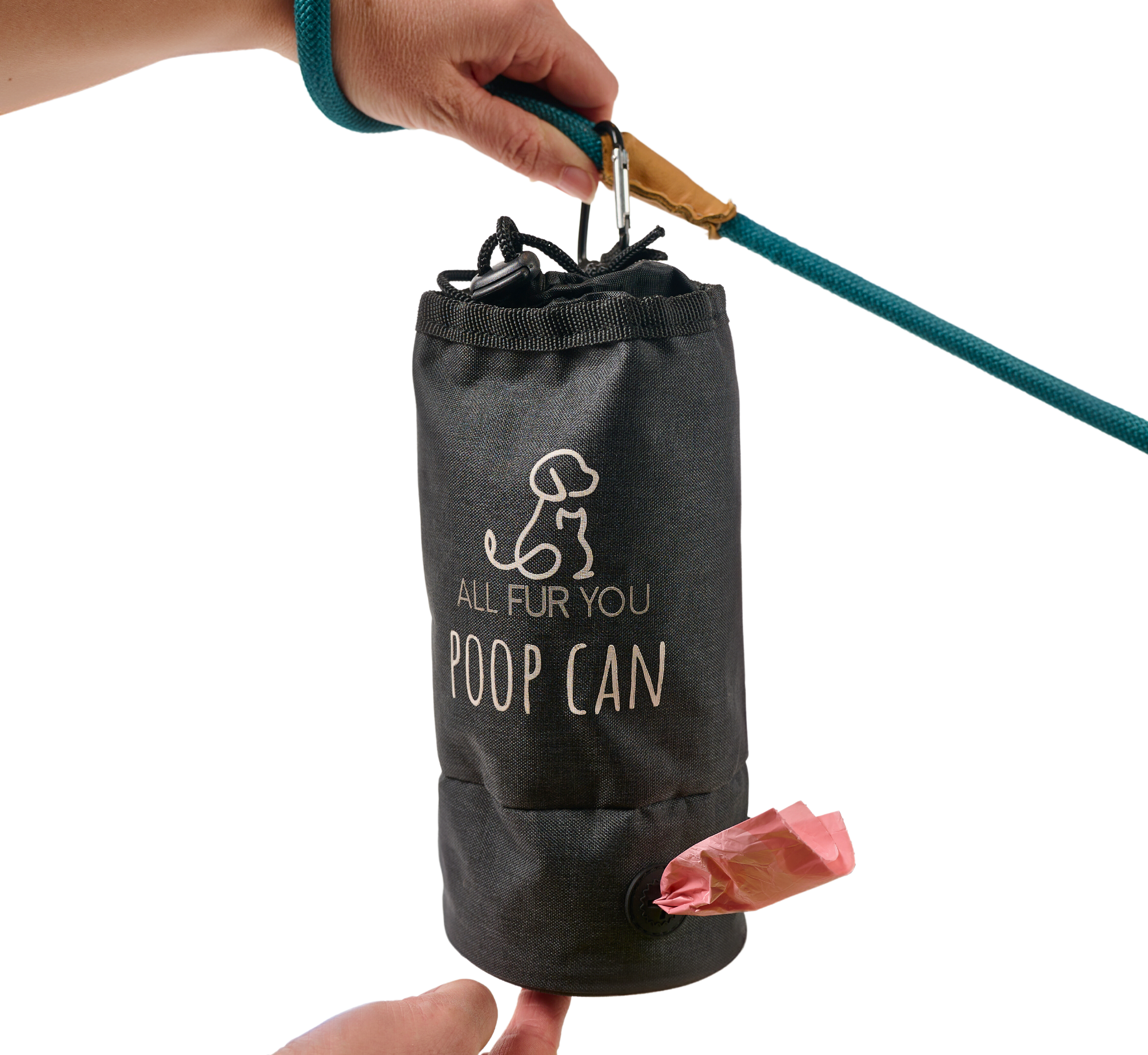 Poop Can - Portable bag dispenser AND carry full bags