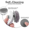 Self Clearing Pet Comb